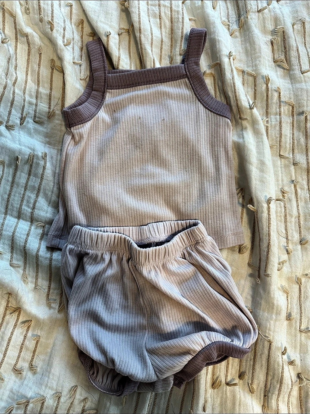 Old Navy Ribbed Cami Tank and Shorts set